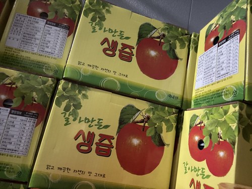 충남 예산 100% 사과즙